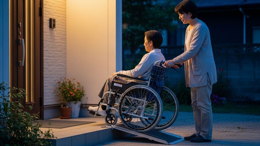 玄関段差を安全に越えるには？車椅子介助のコツと段差解消のポイントを徹底解説！